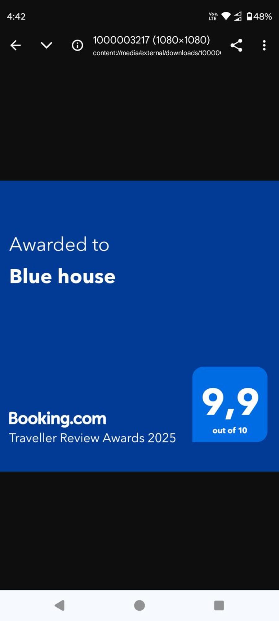Blue House Lägenhet Akritokhórion Exteriör bild